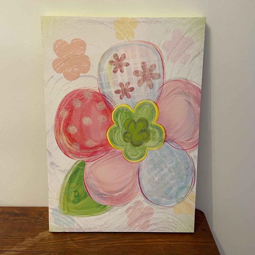 Whimsical Flower Wall Art